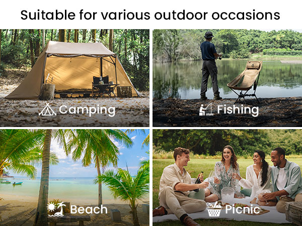 CE-ZDY11 Tigerblade camping chair