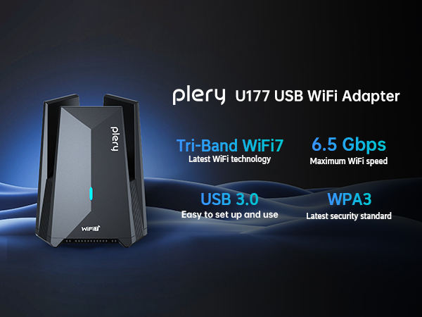 plery U177 USB WiFi Adapter