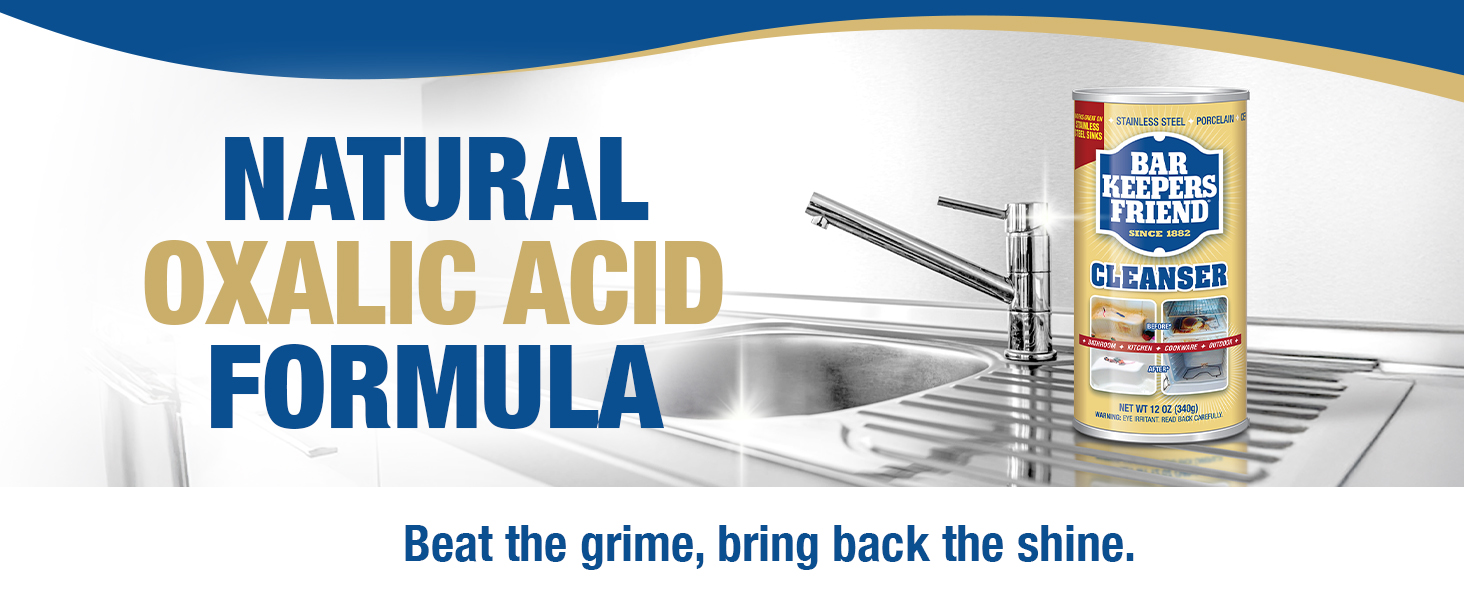 Natural Oxalic acid formula beat grime bring back shine