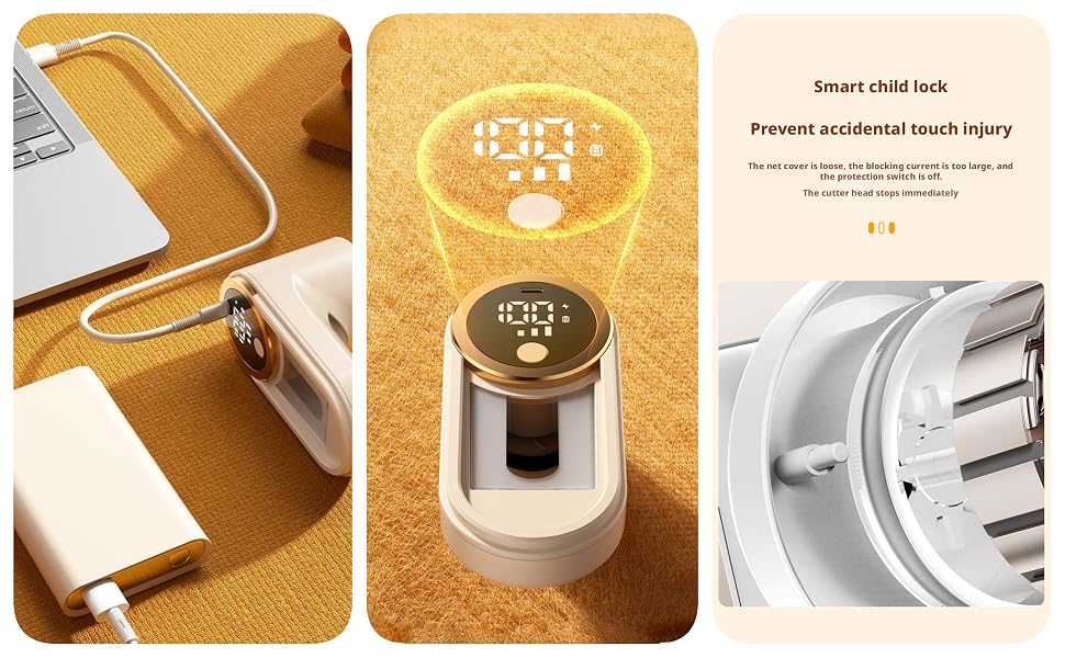 Portable Rechargeable Fabric Shaver