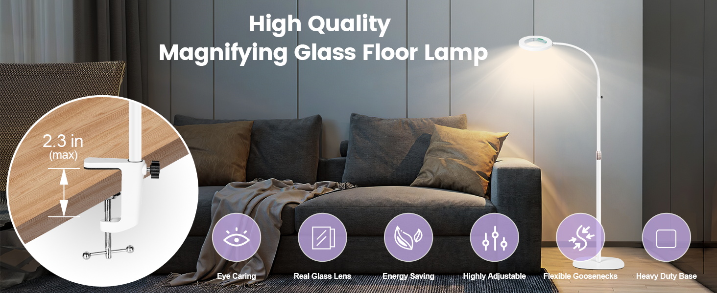 magnifying glass with light and stand magnifying lamp magnifying glass with light magnifying glass
