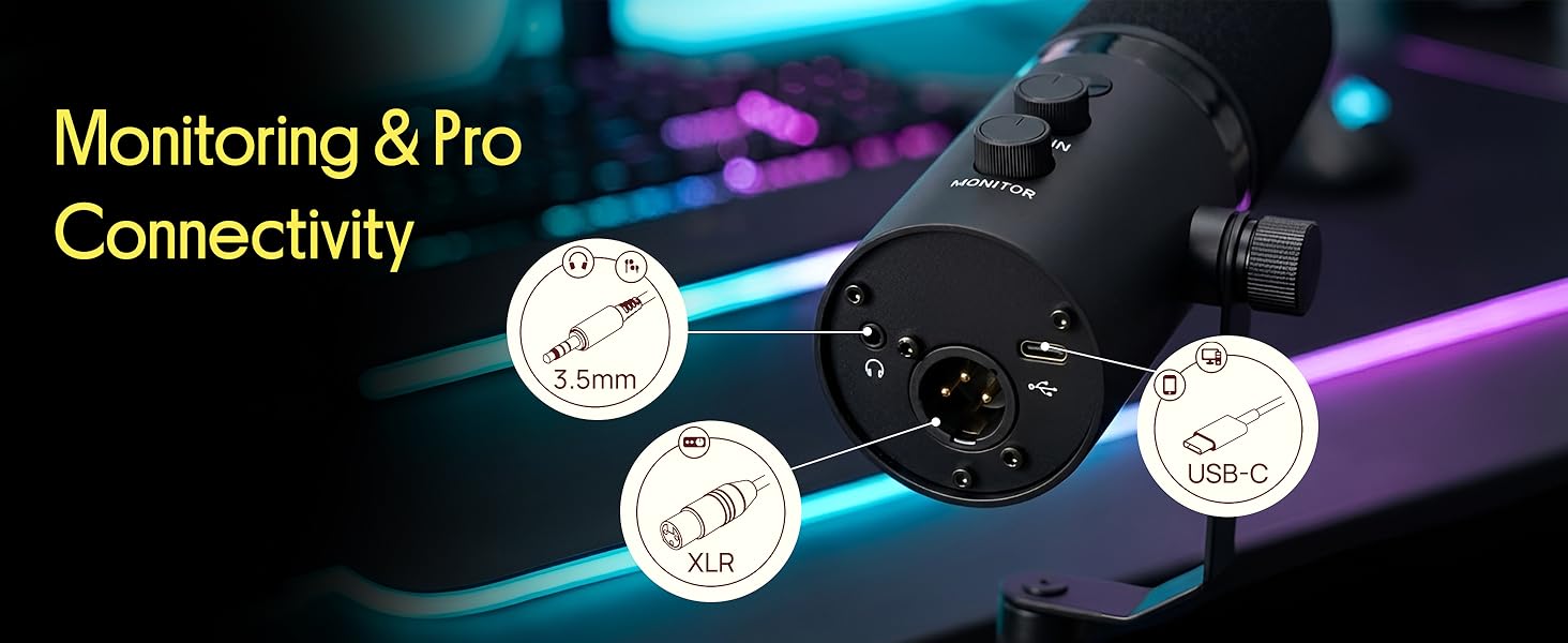 podcast microphone xlr microphone streaming mic studio microphone podcast mic