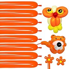 260 balloons orange