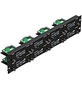 UCTRONICS 19" 2U Raspberry Pi Rack Mount, Double-Tier Metal Rack Supporting 8 Raspberry Pi 4B,3B/...