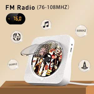 cd player with speakers