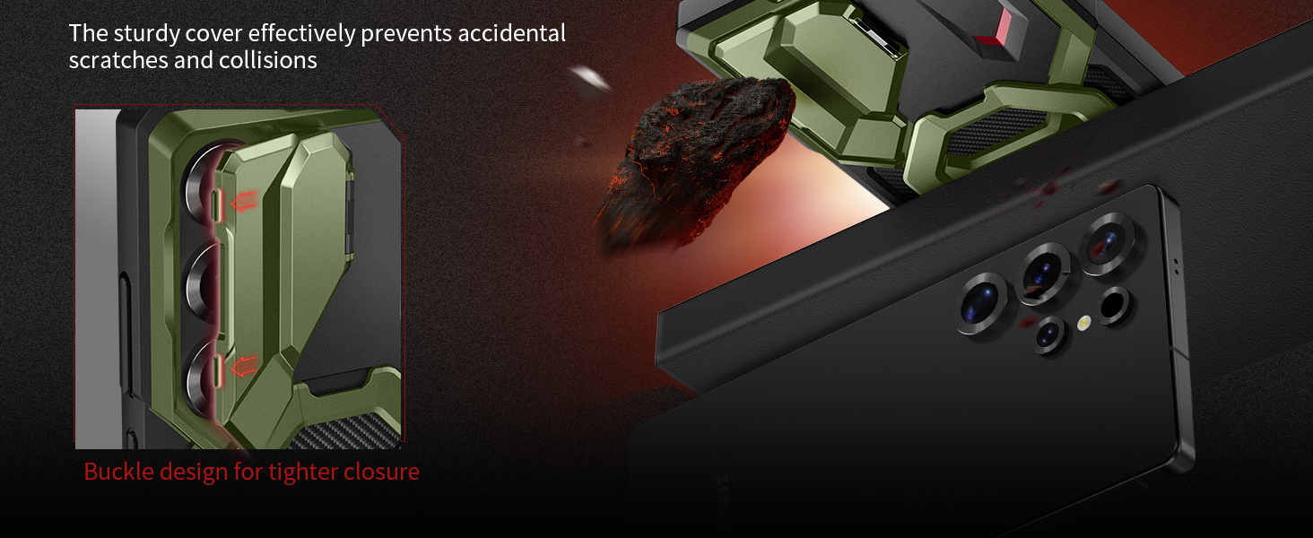 S25 Ultra Case with Ring Stand