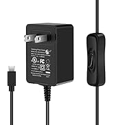 [5V 3A UL Listed] iUniker Raspberry Pi 3 Power Supply, Raspberry Pi Power Supply with Switch 15W ...