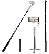 Extension Rod for Gimbal, 29in Selfie Stick Compatible with Gimbal Stabilizer DJI OM 5/4 Osmo Mob...