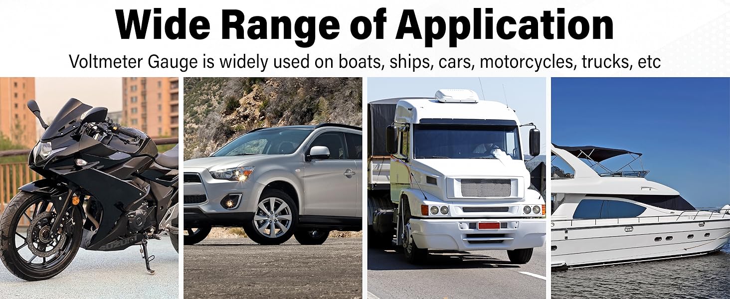 DC 12V 24V Volt Meter