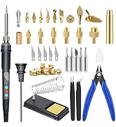 Heat Set Insert Tools kit Brass Nuts 3D Printing 60W Digital Soldering Iron 94PCS
