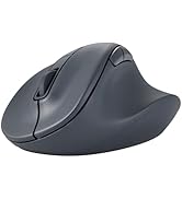 ELECOM Bluetooth Wireless Ergonomic Shape Mouse, Silent Click, Right Hand 2000DPI, 5 Buttons, Opt...