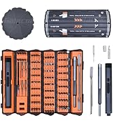 138 in 1 Electric Screwdriver Rechargeable, 3.7V Cordless Precision Screwdriver, 120 Magnetic S2 ...