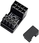 WENZIYAXU ATX 8 PIN GPU Power Adapter, 180 Degree U-Turn Angled Connector, Aluminum Heat Dissipat...