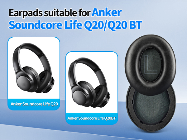 Anker Soundcore Life Q20 Q20 BT Headphone Earpads 