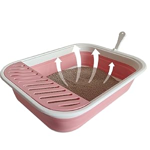 Travel Litter Box Car Kitty Litter Pan for Rabbit Puppy