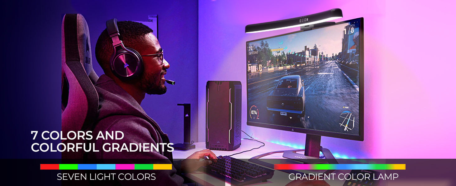 Curved Monitor Light Bar