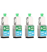 4 Pcs SCAPC Male to SC/UPC Female Fiber Optic Adapter 0dB SC Fiber Optic Attenuator Singlemode SM...