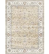 Boho Living Room Washable Rugs 5x7 Large Area Rugs Vintage Carpet Home Bedroom Decor - Non-Slip S...