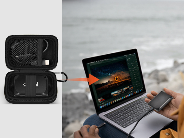 2tb external hard drive storage holder