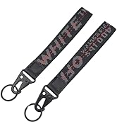 maxin Car Keychain,Webbing Keychain Wrist Strap with Key Ring,Car Accessories,Wallets,Jeans Decor...