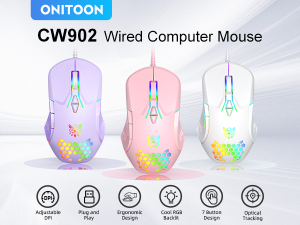 CW902 wired computer mouse