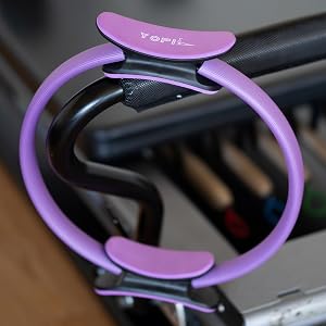 Close up image of YOPIL purple pilates ring