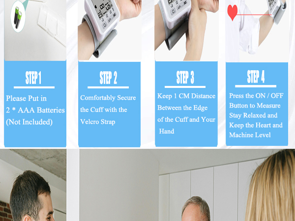 wrist blood pressure monitor wrist high blood pressure monitor wrist BP monitor with case