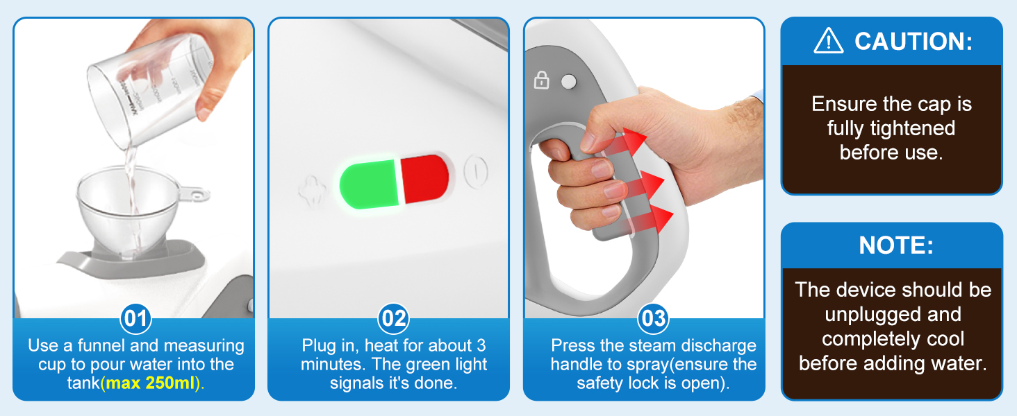 handheld steam cleaner