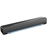 Soundbar,USB Wired SoundBar,Music Player with Bass Surround,Stereo USB Powered Mini Soundbar Spea...