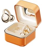 CHENRUIDA Clip On Earbuds Open Ear Headphones Wireless Bluetooth 6.0 with Makeup Mirror LED Light...