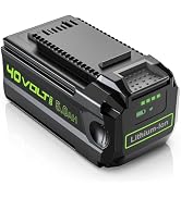 40.0V 5.0AH Lithium-Ion Battery Relpacement for Greenworks Tools 40V battery 29472 29462 2901319 ...