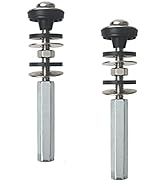 Upgraded Toilet Tank to Bowl Bolt Replacement Kit, Universal Heavy Duty Toilet Tank Bolts with Ex...
