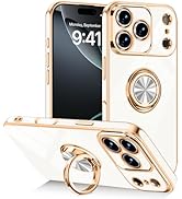 Tnarru Designed for iPhone 17 Pro Case with Ring Stand, 360° Rotatable Holder Support Magnetic Ca...