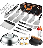 Griddle Accessories Set of 30, Flat Top Grill Accessories Set for Blackstone and Camp Chef, Grill...