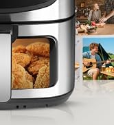 MIRASTON 8.5QT Air Fryer, View Window, Multifunctional Large Family Size Capacity for 4-8 People