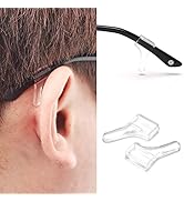 25 Pairs Eyeglasses Ear Grip Ear Hooks, Anti-Slip Holder Eyeglasses Stoppers Temple Tips Sleeve R...