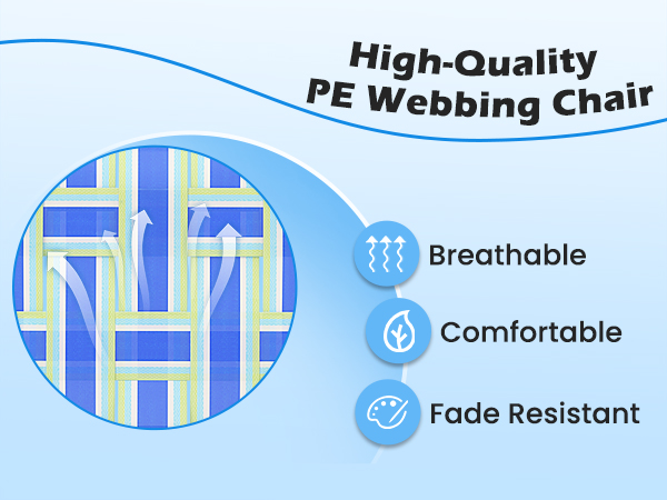 High-Quality PE Webbing Chair(