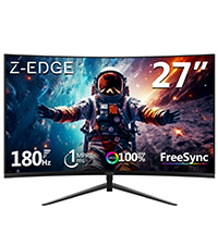 Z-Edge 27 inch Curved Gaming Monitor, FHD 1080P 180Hz 165Hz 144Hz Curved 1500R PC Monitor, MPRT 1ms,...