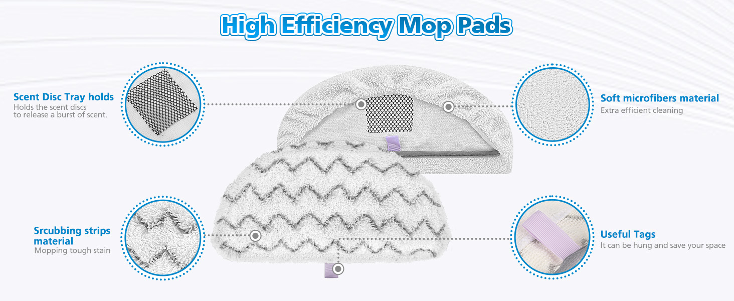 bissell 1940 steam mop pads