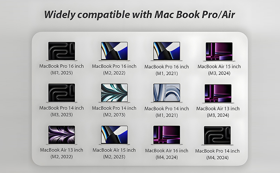 96W Charger for MacBook Pro 16 14 inch Mac Air 15 13 inch M1–M4 Fast Charger Magnetic 3 Cable