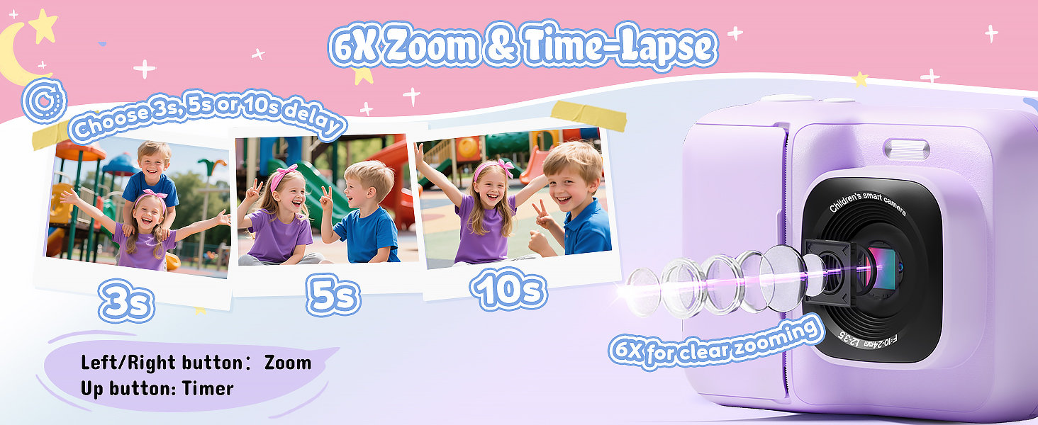 kids camera for kids Christmas gifts for 10 year old girl instant camera kids camera instant print