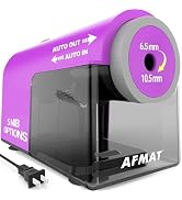 AFMAT Electric Pencil Sharpener, Fully Automatic Pencil Sharpener for 6.5-10.5mm No.2/Jumbo/Color...