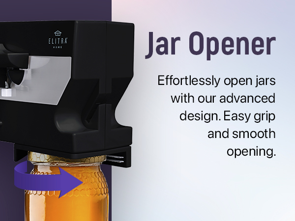 Electric Can Opener - 4 in 1 blk 4 m