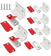 Cabinet Magnetic Catch L-Shaped Jiayi 6 Pack Ultra Thin Cabinet Door Magnetic Catch for Drawer Ma...