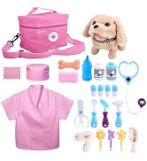 CASRRA Doctor Kit for Toddlers 1-3-5 Toddler Girl Toys 3 4 5 6 Year Old Girl Birthday Gift Toys D...