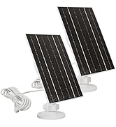 Zivif 3W Solar Panel for Security Camera, USB Solar Panel for Camera, Solar Panel Charger for Rec...