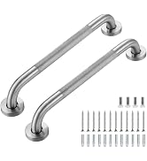 Grab Bars for Shower, 2 Pack 16-Inch Anti Slip Shower Handles for Elderly, Safety Shower Grab Bar...