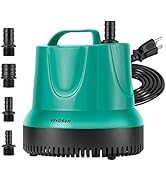 VIVOSUN 660GPH 40W Submersible Pump for Fish Tank, Pond, Aquarium, Hydroponic Systems with 5ft Po...