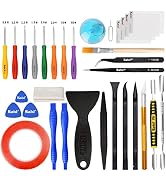 Kaisi 32 in 1 Professional Electronics Screen Opening Pry Tool Repair Kit with Steel and Carbon F...