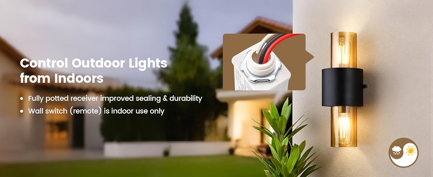 Control Outdoor Lights from Indoors